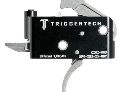 TriggerTech AROTBS25NNC Adaptable Primary Two-Stage Traditional Curved Trigger with 2.50-5 lbs Draw Weight for AR-15 Right
