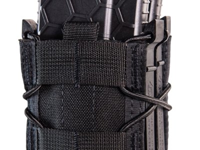 High Speed Gear 112R00BK TACO X2R Mag Pouch Double Black Nylon MOLLE Compatible w/ Rifle
