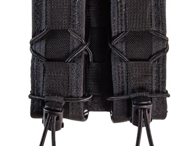 High Speed Gear 11PT02BK TACO Mag Pouch Double Black Nylon MOLLE Belts 2″ Wide Compatible w/ Pistol