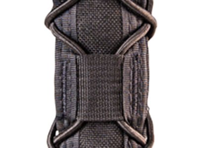 High Speed Gear 13EX10BK TACO Extended Mag Pouch Single Black Nylon Belt Belts 2.25″ Wide Compatible w/ Pistol