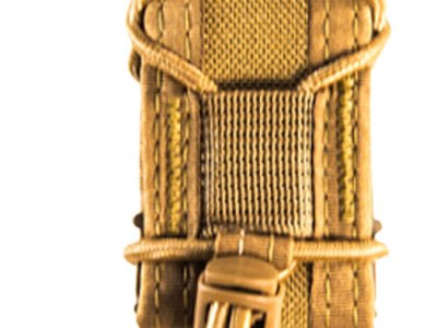 High Speed Gear 13PT10CB TACO Mag Pouch Single Coyote Brown Nylon Belt Compatible w/ Pistol