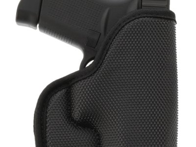 Galco SOU800B StukOn-U  Black Gripper Shell Compatible w/ Glock 43/Sig P365/Springfield  Hellcat Pocket Mount Ambidextrous