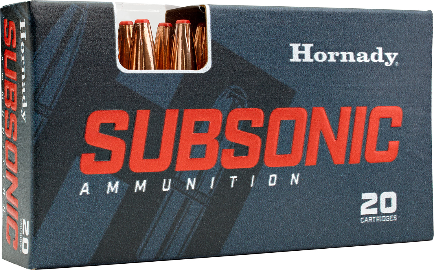 Hornady 80809 Subsonic Rifle 30-30Win 175gr Sub X 20 Per Box/10 Case