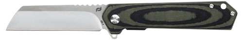 SCHRADE KNIFE LATERAL FOLDER – 3.25″ AUS-10 OD GREEN/LAM