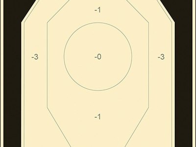 Action Target IDPAP100 Competition Official IDPA Silhouette Tagboard Hanging 23″ x 35″ Black/White 100 Per Box