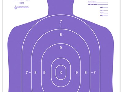 Action Target B27EPR100 Qualification High Visibility Fluorescent Silhouette Paper 23″ x 35″ Fluorescent Purple/White 100 Per Box