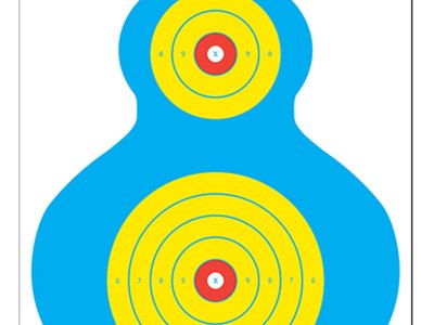 Action Target PRWB1100 High Visibility  Silhouette Paper 19″ x 25″ Blue/Yellow 100 Per Box
