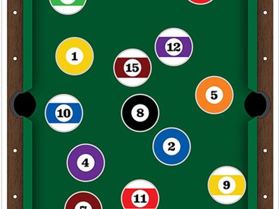 Action Target GSPOOL100 Entertainment  Pool Table Paper Hanging 23″ x 35″ Multi-Color 100 Per Box