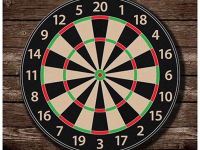 Action Target GSDARTS100 Entertainment  Dart Board Paper Hanging 23″ x 35″ Multi-Color 100 Per Box