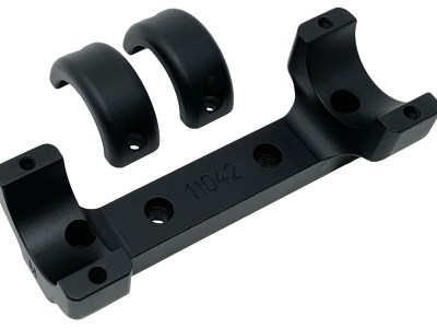 DNZ 11042 Game Reaper-Traditions Scope Mount/Ring Combo Matte Black 1″