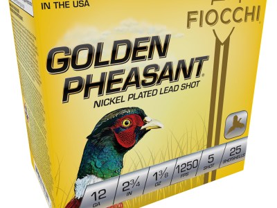 Fiocchi 12GP5 Golden Pheasant Extrema 12Gauge 2.75″ 1 3/8oz 5Shot 25 Per Box/10 Case