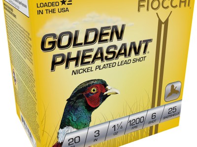 Fiocchi 203GP6 Golden Pheasant Extrema 20Gauge 3″ 1 1/4oz 6Shot 25 Per Box/10 Case