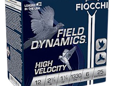 Fiocchi 12HV6 Field Dynamics High Velocity 12Gauge 2.75″ 1 1/4oz 6Shot 25 Per Box/10 Case