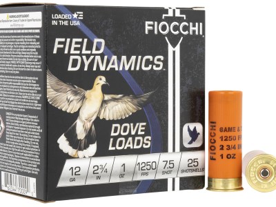 Fiocchi 12GT75 Field Dynamics Dove & Quail 12Gauge 2.75″ 1oz 7.5Shot 25 Per Box/10 Case