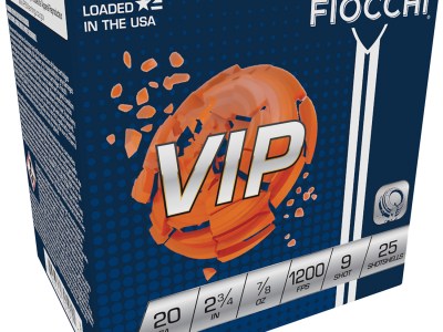 Fiocchi 20VIP9 Exacta Target VIP 20Gauge 2.75″ 7/8oz 9Shot 25 Per Box/10 Case