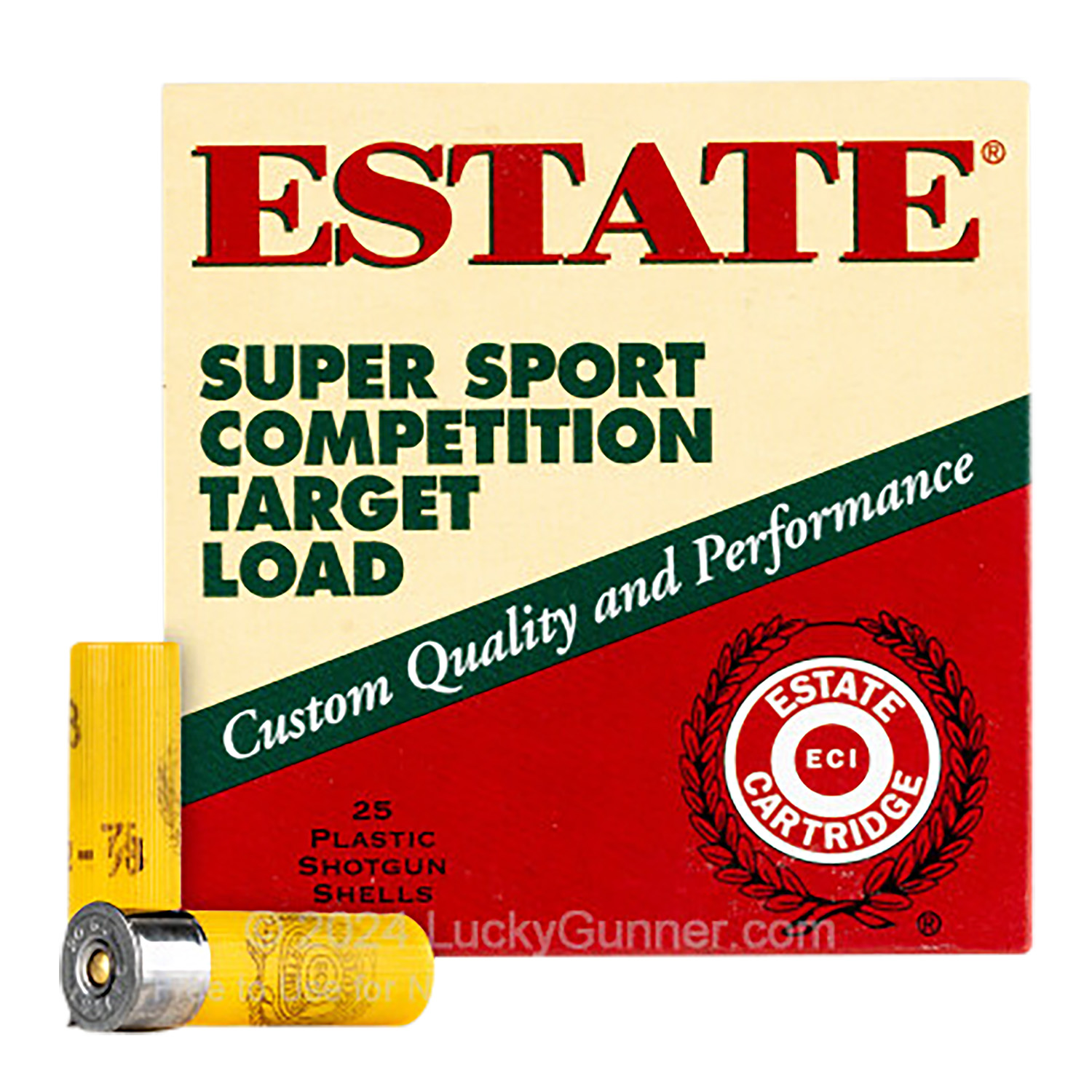 Estate Cartridge SS208 Super Sport Competition Target 20Gauge 2.75″ 7/8oz 8Shot 25 Per Box/10 Case