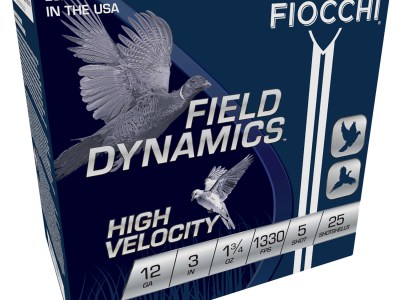 Fiocchi 123HV5 Field Dynamics High Velocity 12Gauge 3″ 1 3/4oz 5Shot 25 Per Box/10 Case
