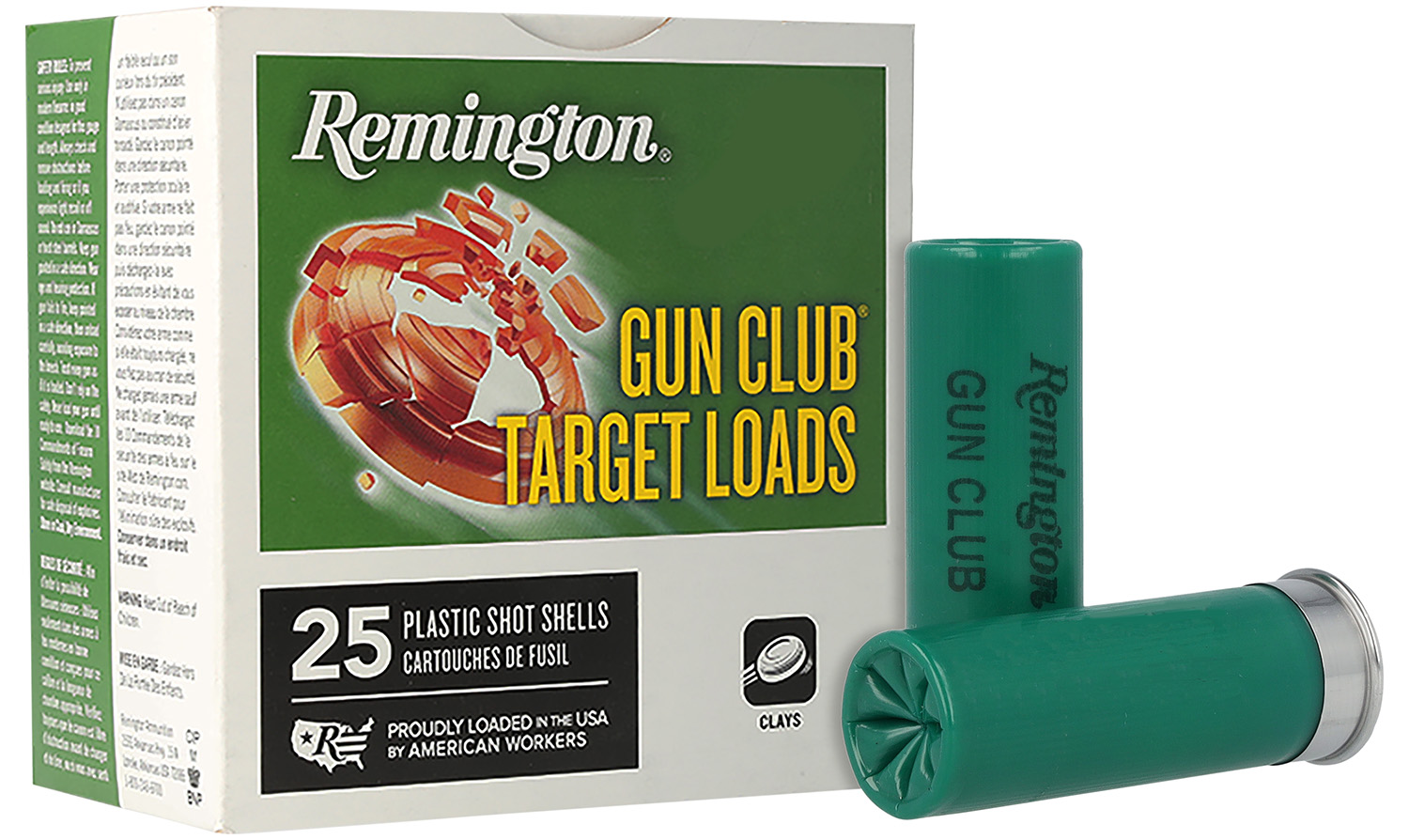 Remington Ammunition 20244 Gun Club  12Gauge 2.75″ 1 1/8oz 7.5Shot 25 Per Box/10 Case