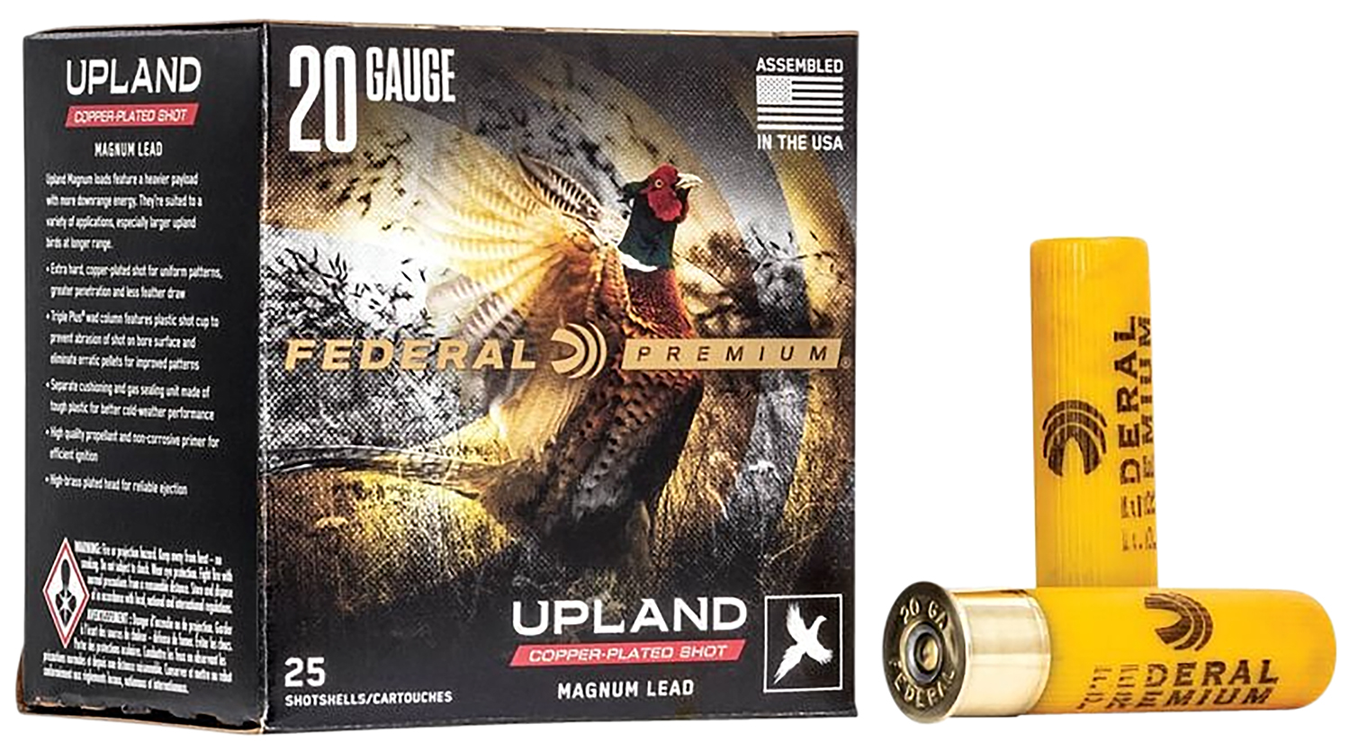 Federal P2586 Premium Wing-Shok Magnum 20Gauge 3″ 1 1/4oz 6Shot 25 Per Box/10 Case
