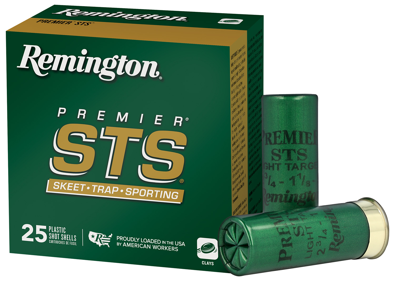 Remington Ammunition 20114 Premier STS  12 Gauge 2.75″ 1 1/8 oz 8.5 Shot 25 Per Box/ 10 Cs