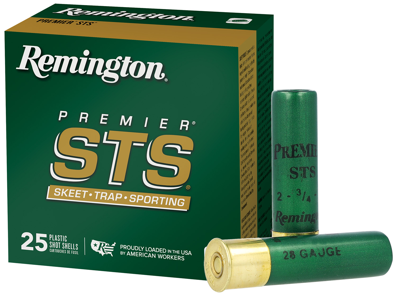 Remington Ammunition 28057 Premier STS  28 Gauge 2.75″ 3/4 oz 8 Shot 25 Per Box/ 10 Cs