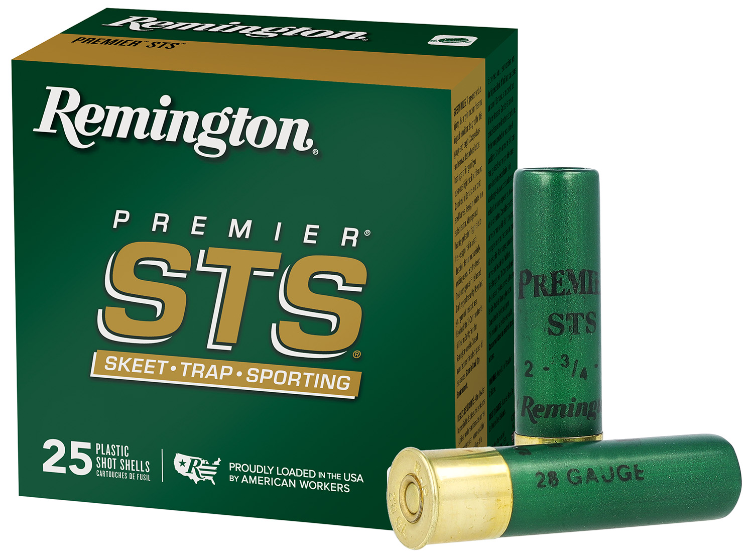 Remington Ammunition 28053 Premier STS  28 Gauge 2.75″ 3/4 oz 9 Shot 25 Per Box/ 10 Cs