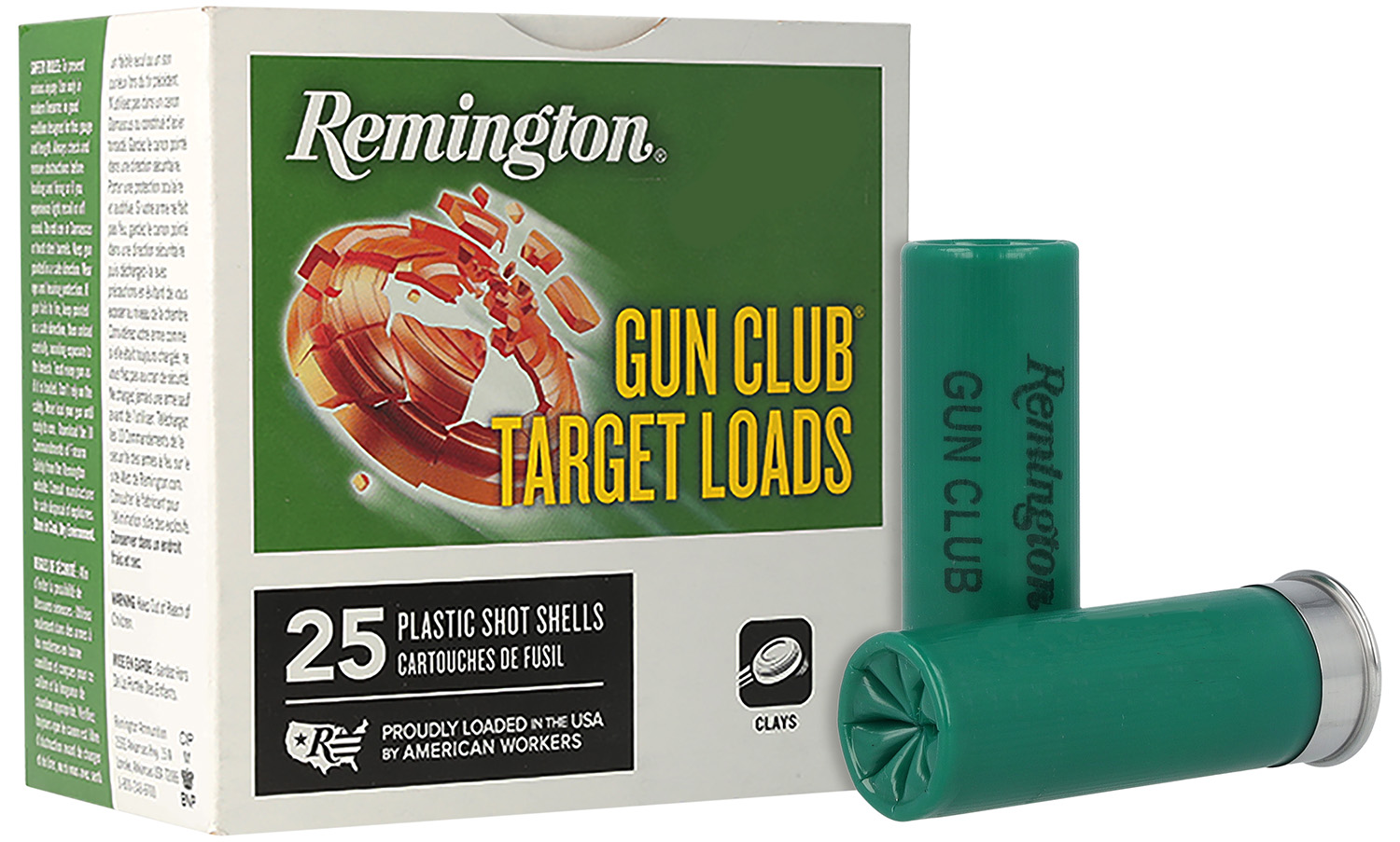 Remington Ammunition 20230 Gun Club  12Gauge 2.75″ 1 1/8oz 8Shot 25 Per Box/10 Case