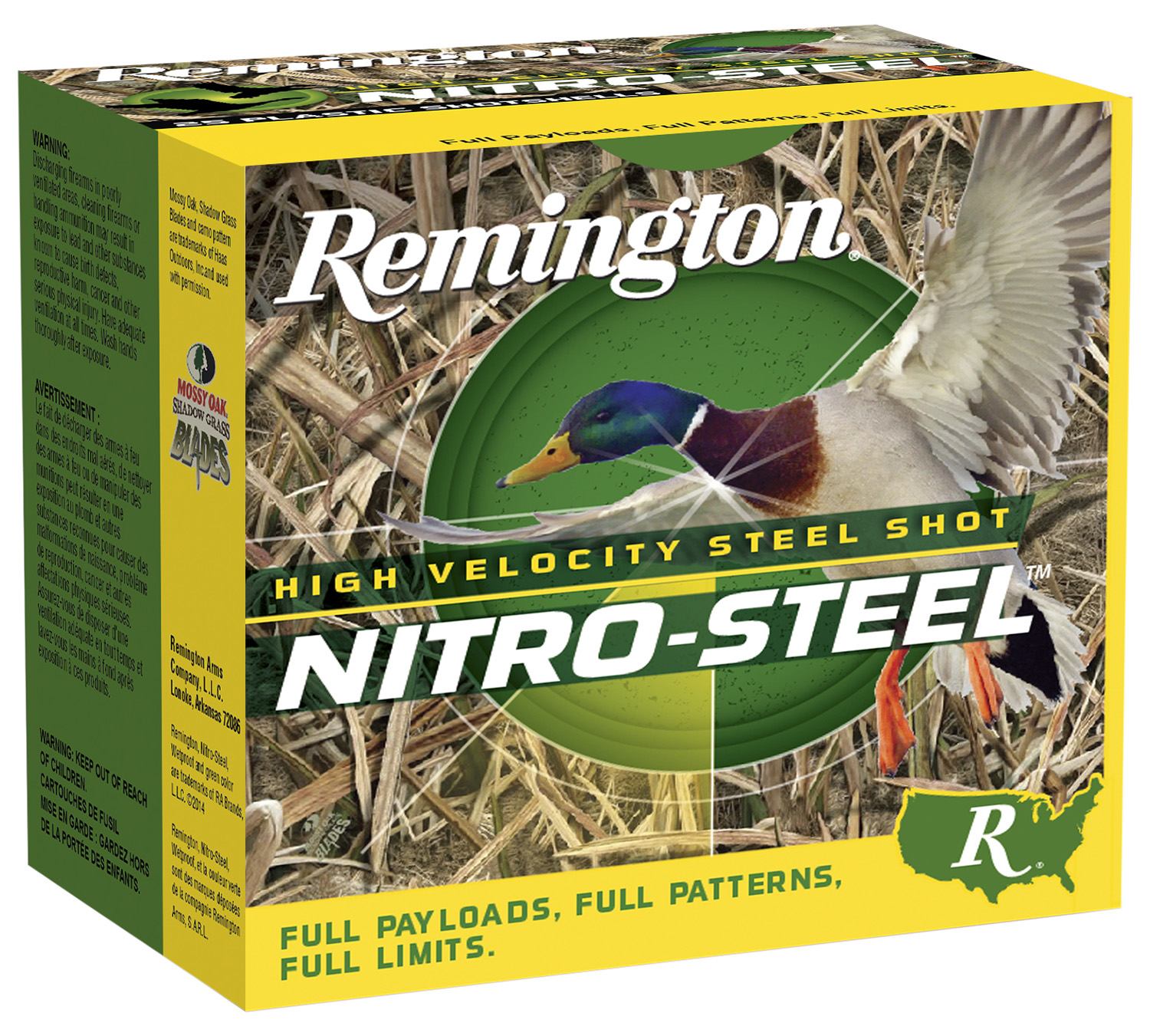 Remington Ammunition 20802 Nitro-Steel High Velocity 12Gauge 3″ 1 1/4oz 4Shot 25 Per Box/10 Case