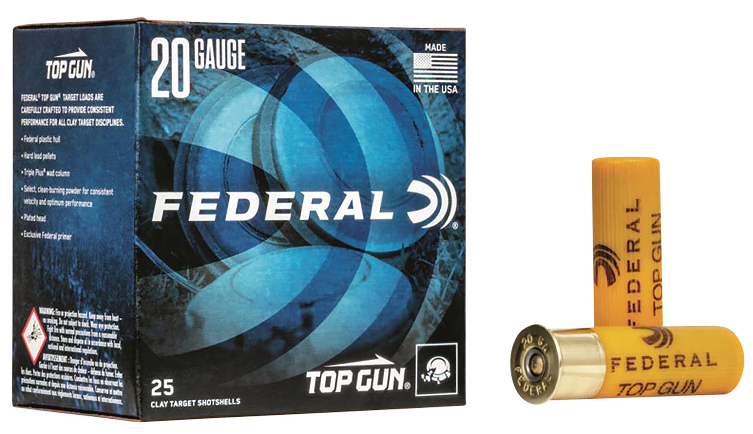 Federal TG209 Top Gun  20Gauge 2.75″ 7/8oz 9Shot 25 Per Box/10 Case
