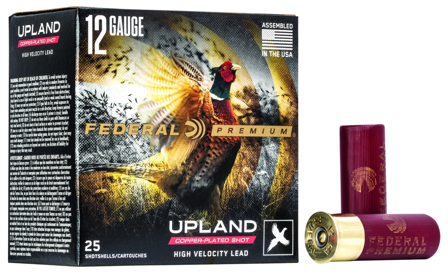 Federal P1286 Premium Wing-Shok High Velocity 12Gauge 2.75″ 1 1/8oz 6Shot 25 Per Box/10 Case