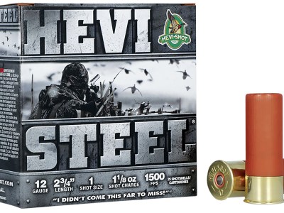 HEVI-Shot HS61221 HEVI-Steel  12Gauge 2.75″ 1 1/8oz 1Shot 25 Per Box/10 Case