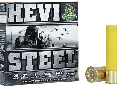 HEVI-Shot HS62001 HEVI-Steel  20Gauge 3″ 7/8oz 1Shot 25 Per Box/10 Case