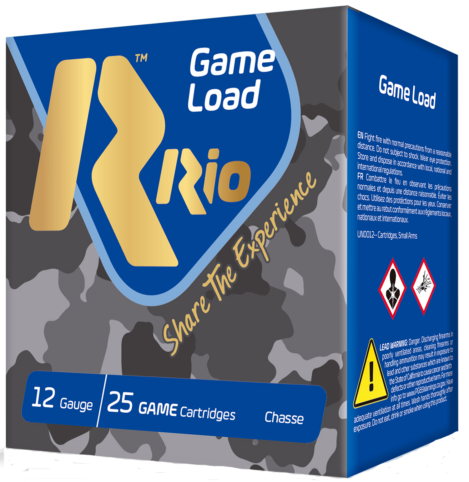 Rio Ammunition SG3275 Game Load Super Game High Velocity 12Gauge 2.75″ 1 1/8oz 7.5Shot 25 Per Box/10 Case
