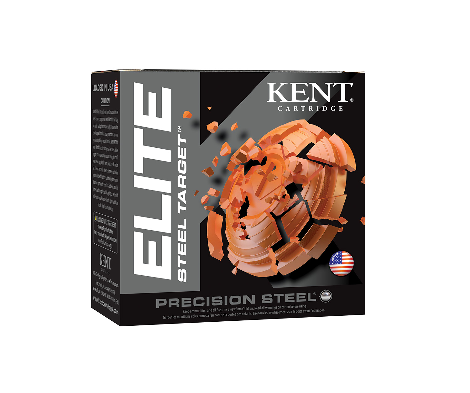 Kent Cartridge E12ST287 Elite Steel Target 12 Gauge 2.75″ 1 oz 7 Shot 25 Per Box/ 10 Case