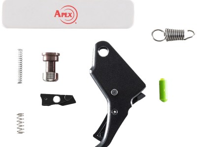 Apex Tactical 100171 Action Enhancement Trigger & Duty/Carry Kit Black Drop-In Fits S&W M&P Shield 2.0 9/40