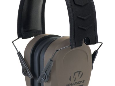 Walker’s GWPRSMPASFDE Razor Slim Passive Muff 27 dB Over the Head Flat Dark Earth/Black Polymer