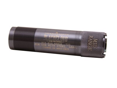 Carlson’s Choke Tubes 09006 Black Cloud  Browning Invector Plus 12 Gauge Mid-Range Steel Titanium Coated