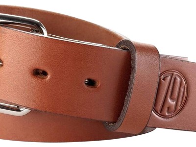 1791 Gunleather BLT013438CBRA 01  Gun Belt Classic Brown Leather 34/38 1.50″ Wide Buckle Closure