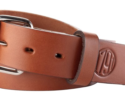1791 Gunleather BLT014246CBRA 01  Gun Belt Classic Brown Leather 42/46 1.50″ Wide Buckle Closure