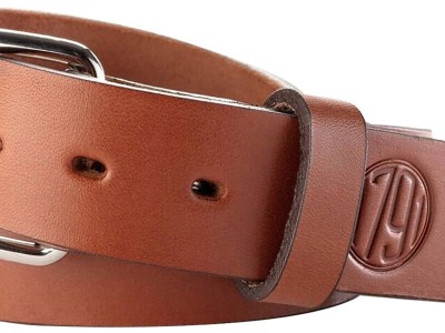 1791 Gunleather BLT014448CBRA 01  Gun Belt Classic Brown Leather 44/48 1.50″ Wide Buckle Closure