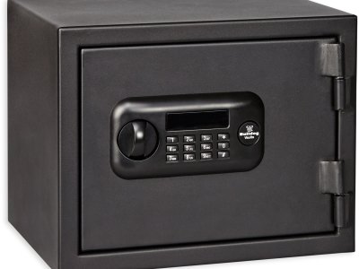 Bulldog BD1090F Digital Fire Safe Vault Keypad/Key Entry Black Steel 12″ x 15″ x 12″