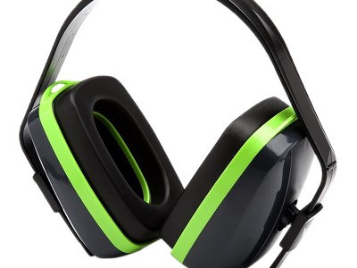 Pyramex VGPM1010C Venture Gear VG10 Muff Polymer 25 dB Over the Head Blue/Green Adult 1 Pair