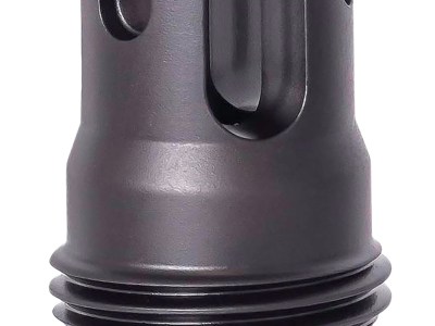 Rugged Suppressor FH008 R3 Flash Mitigation  Black with M15x1 Threads & 2.13″ OAL for 7.62mm Radiant762, Surge762, Razor762 & Micro30 Suppressors