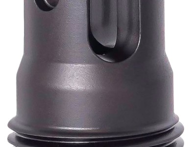 Rugged Suppressor FH010 R3 Flash Mitigation System Black with M18x1.5 Threads & 2.13″ OAL for 7.62mm Radiant762, Surge762, Razor762 & Micro30 Suppressors