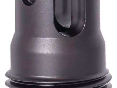 Rugged Suppressor FH014 R3 Flash Mitigation System Black with 9/16×24 LH Threads & 2.13″ OAL for 7.62mm Radiant762, Surge762, Razor762 & Micro30 Suppressors