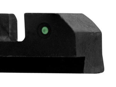 XS Sights GLR012P6N R3D  Night Sights fits Glock  Black | Green Tritium Orange Outline Front Sight Green Tritium  Rear Sight