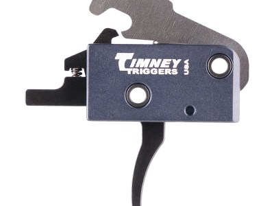 Timney Triggers IMPACT Impact AR Curved Trigger with 3 lbs Draw Weight & Black Finish for AR-Platform