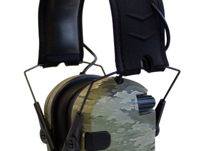 Walker’s GWPDRSEMAIX Razor PRO Digital Electronic Muff Polymer 23 dB Over the Head ATACS-IX Camo/Black Adult