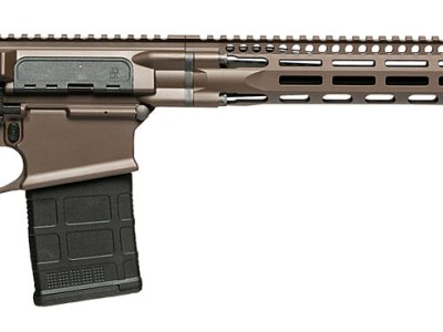 Daniel Defense 0216581690047 DD5 V5 Gen II 6.5 Creedmoor 20″ 20+1 Mil-Spec Brown Cerakote 6 Position w/SoftTouch Overmolding Stock MLOK