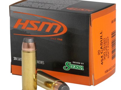 HSM 454C5N20 Pro Pistol  454 Casull 300 gr Jacketed Soft Point 20 Per Box/ 20 Case